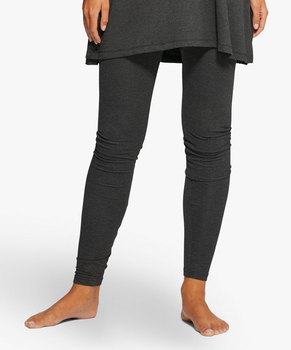 Leggings in extra weicher Jersey-Qualit&auml;t, D. Grey mel.