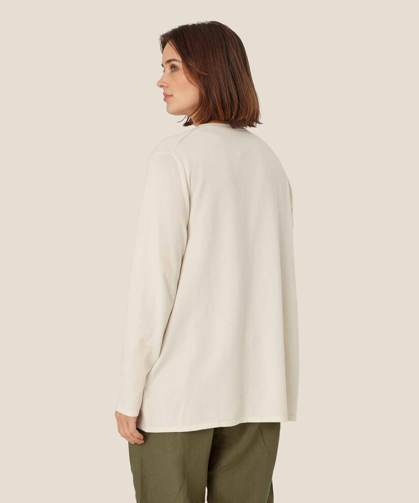 Feinstrick-Cardigan mit Bindeband, Jet Stream