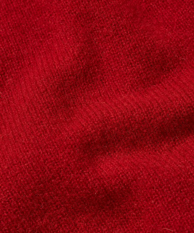 Wollcardigan mit kurzen Ärmeln, Red Dahlia