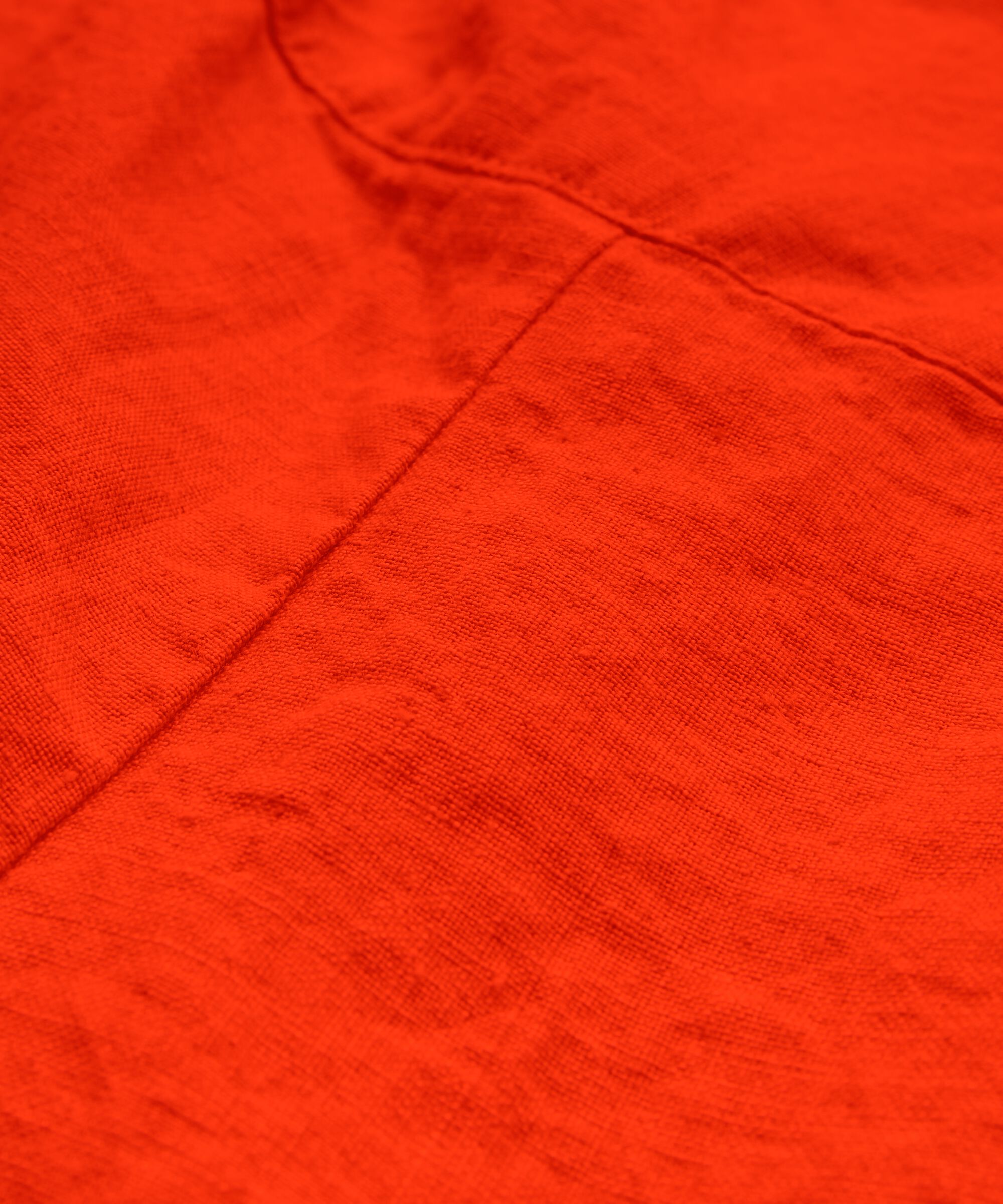 Leinenshorts Mit Gesmoktem Gummizug Hinten, Orange com