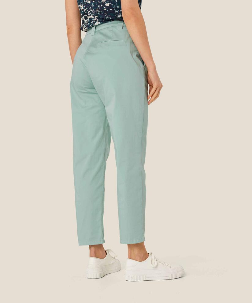 Kurze Chinohose aus Baumwolle mit Seitentaschen, Blue Haze