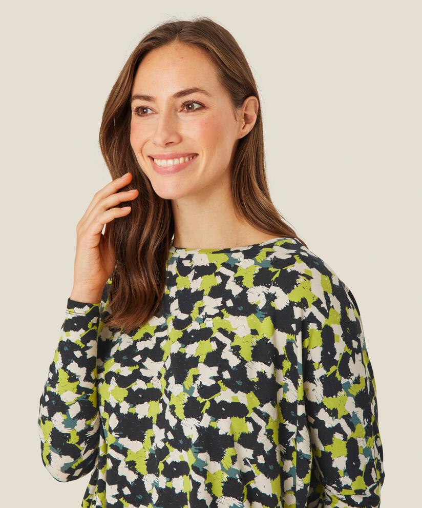 Bedrucktes Oversize-jersey-top, Oasis