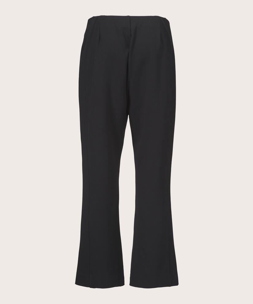 Verkürzte Hose In Schwerer Jersey-qualität, Black
