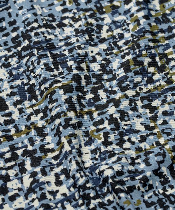 Bedruckte Jersey-tunika Mit Langen Ärmeln, Proven Blue