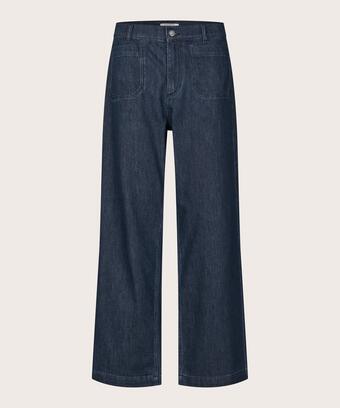 weiche Jeanshose mit Glitzer, Dark Denim