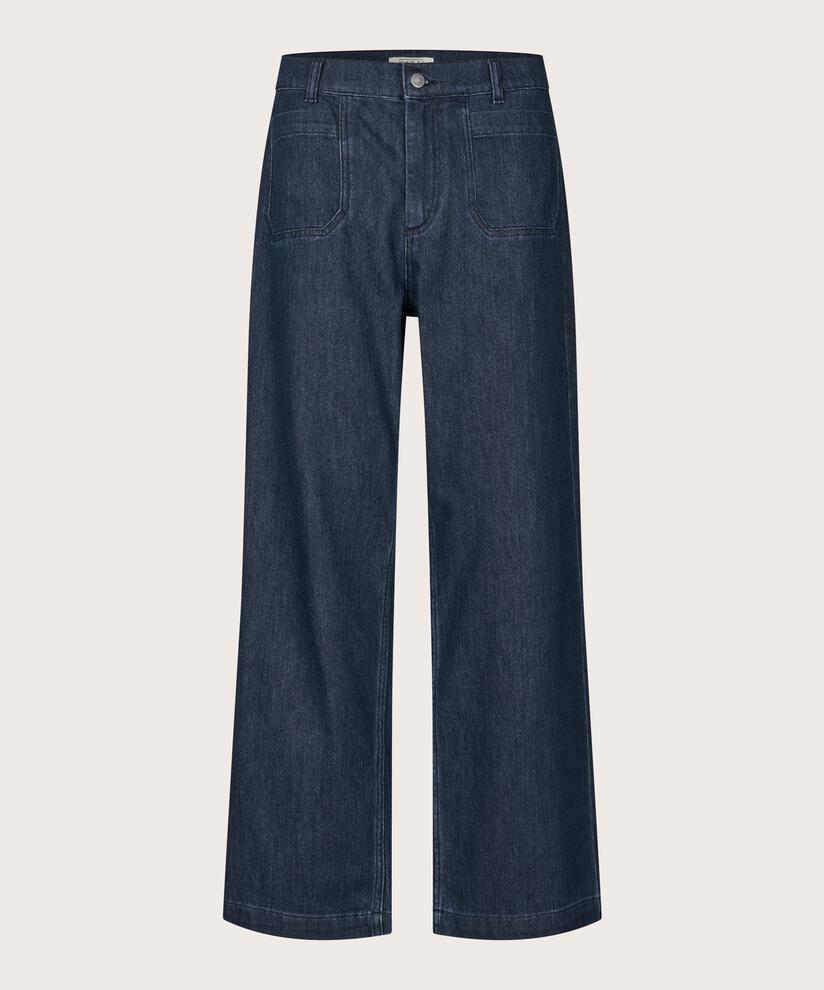 weiche Jeanshose mit Glitzer, Dark Denim