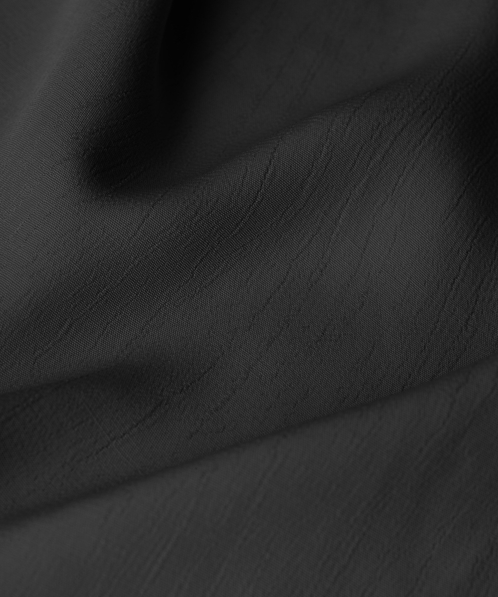 Viskosebluse mit 3/4-&Auml;rmeln, Black