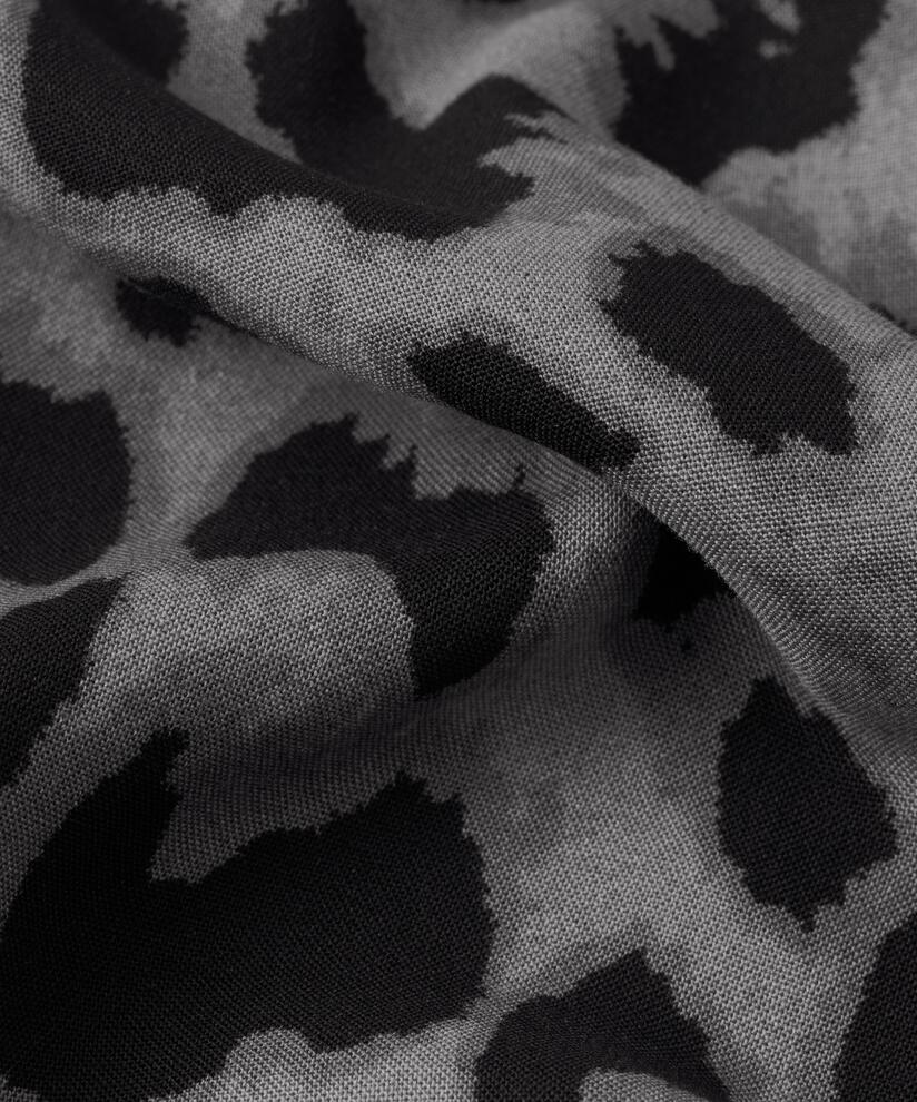 Viskosebluse Mit 3/4 Ärmeln, Steel Grey