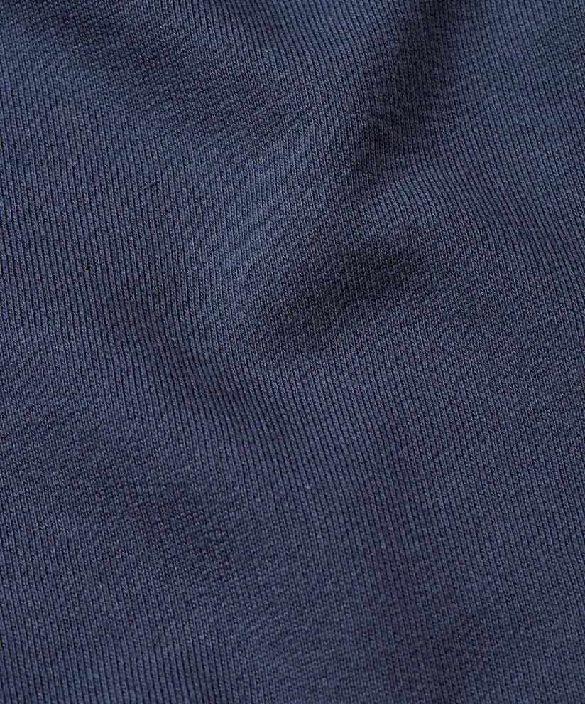 Jerseyhose mit genähten Bügelfalten und elastischem Bund, Mood Indigo