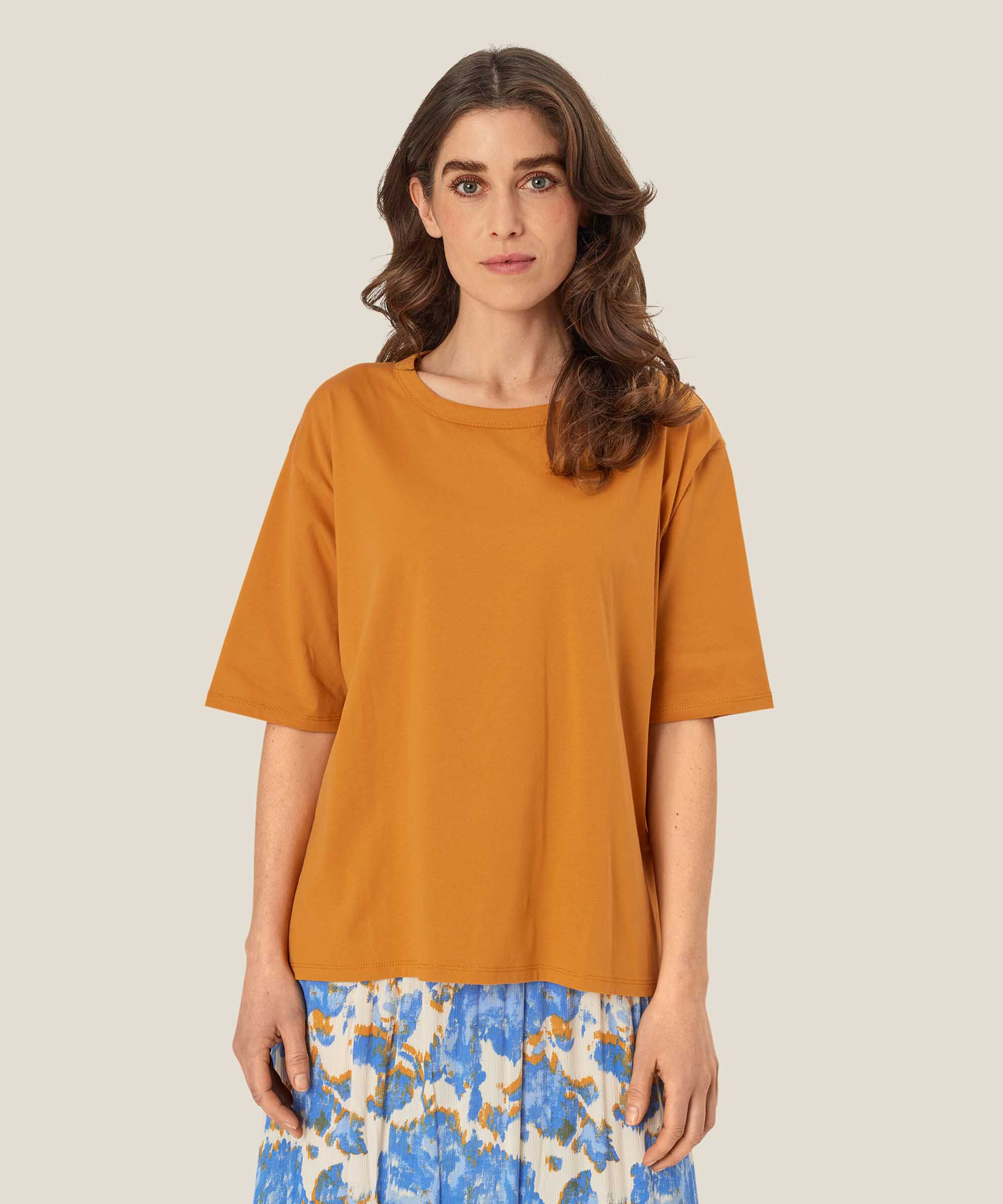 T-shirt Mit Rundhals, Inca Gold