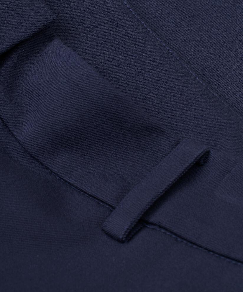 Schwere Baumwollhose mit Eingrifftaschen, Navy