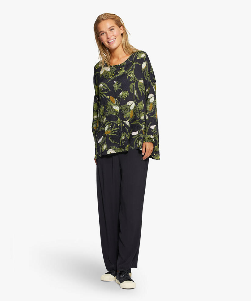 IRA HEMDBLUSE, Green Sheen